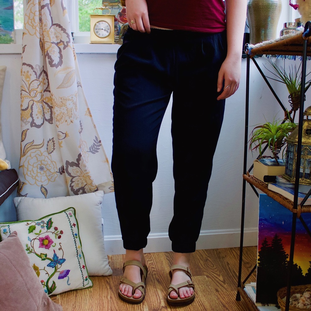 American Eagle Black Joggers